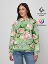 Женское худи / Розы и васильки