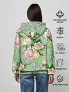 Женское худи / Розы и васильки
