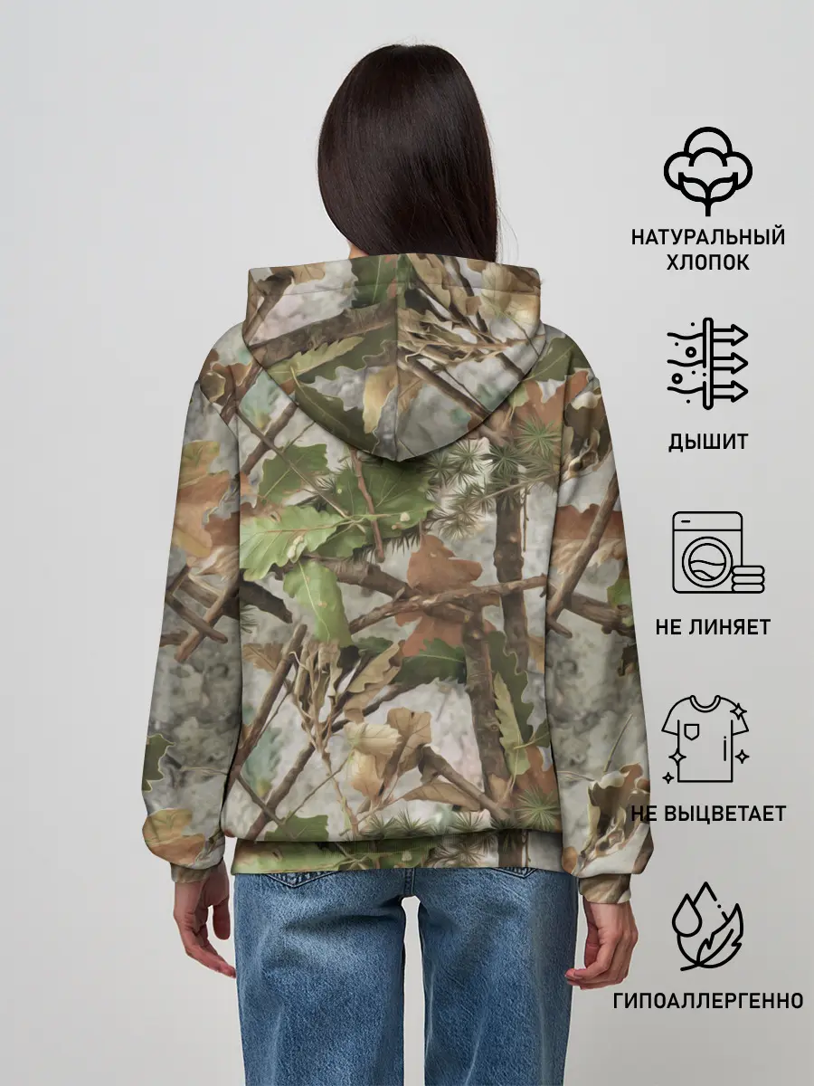 Женское худи / Камуфляж