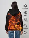 Женское худи / огонь
