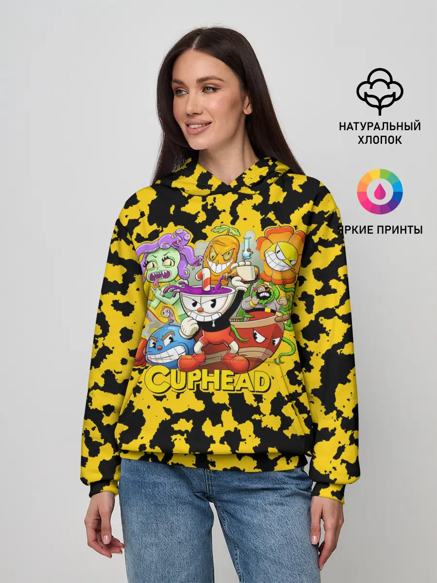 Женское худи / Cuphead