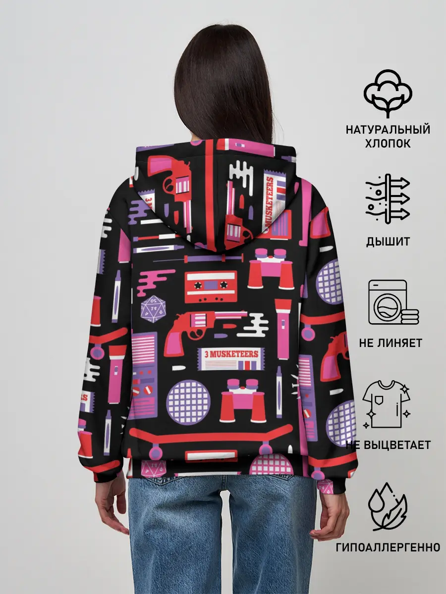 Женское худи / STRANGER THINGS STARTER PACK