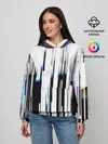 Женское худи / Абстракция Глитч