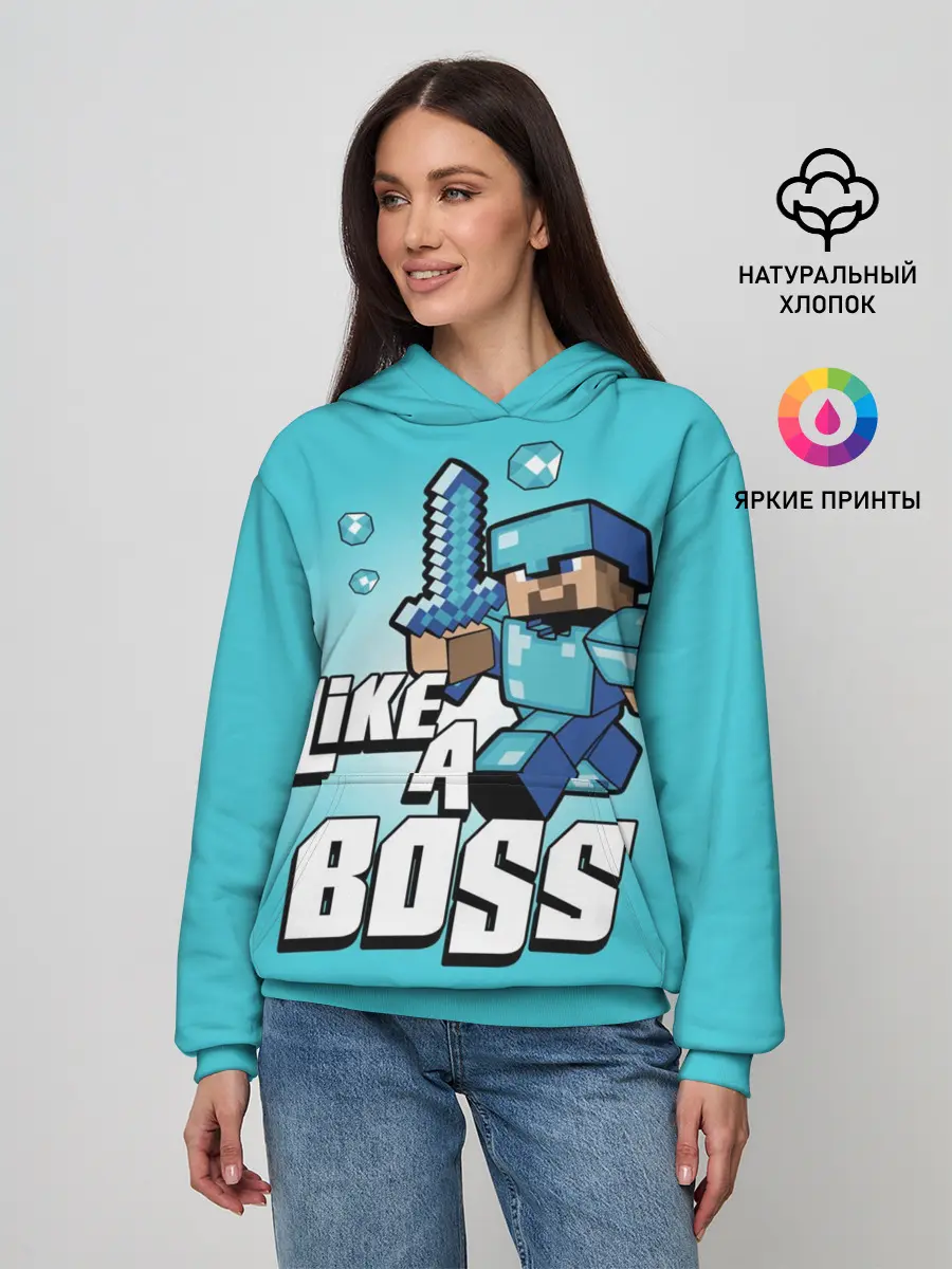 Женское худи / Майнкрафт