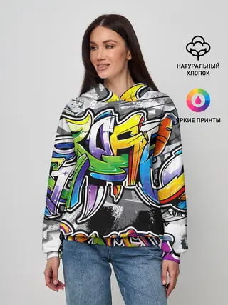 Женское худи / city street