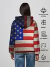 Женское худи / Американский флаг