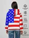 Женское худи / АМЕРИКАНСКИЙ ФЛАГ