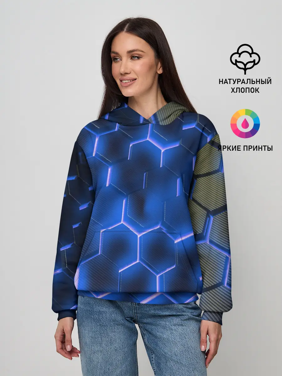 Женское худи / НЕОНОВАЯ БРОНЯ