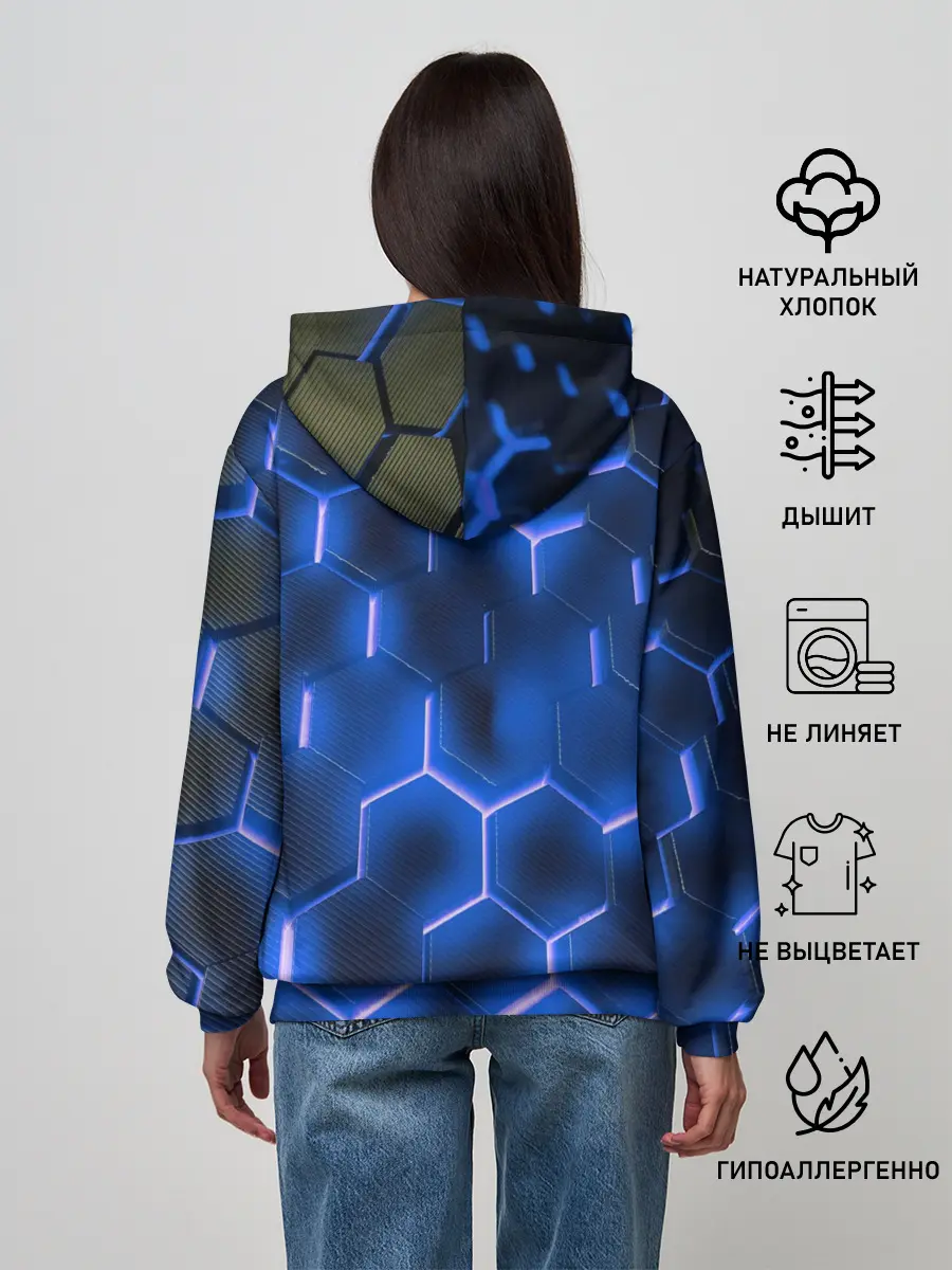 Женское худи / НЕОНОВАЯ БРОНЯ