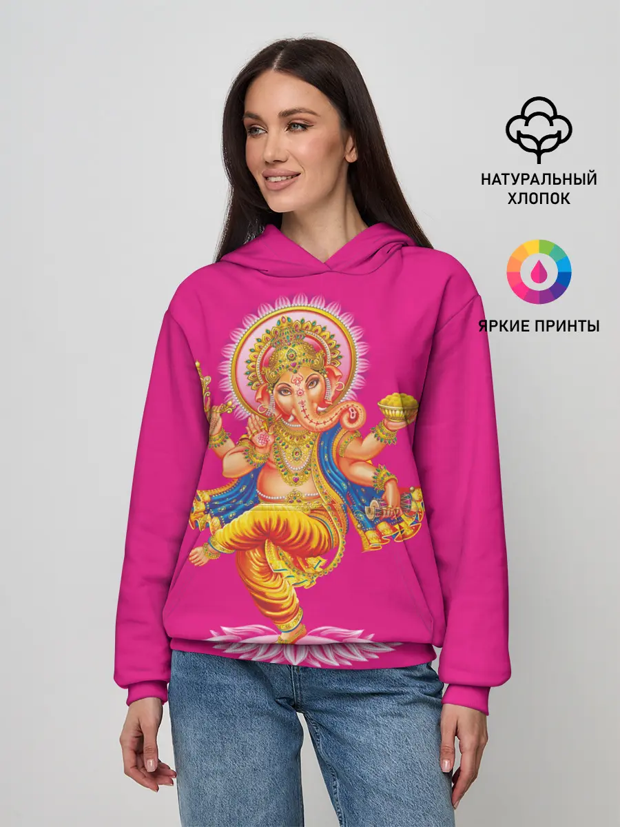 Женское худи / Ганеша