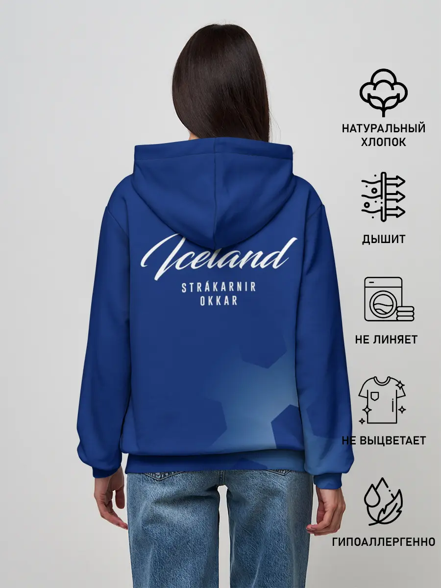 Женское худи / Сборная Исландии