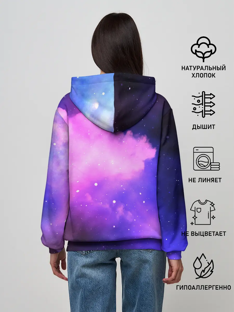 Женское худи / космос