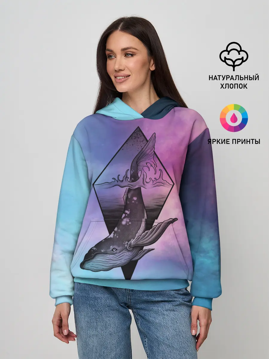 Женское худи / космос