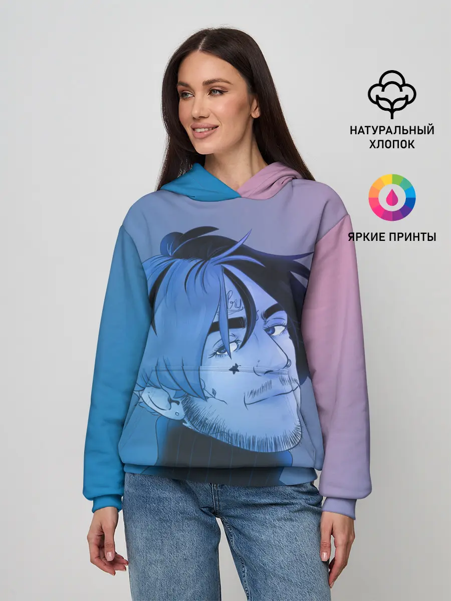 Женское худи / Lil Peep Colors