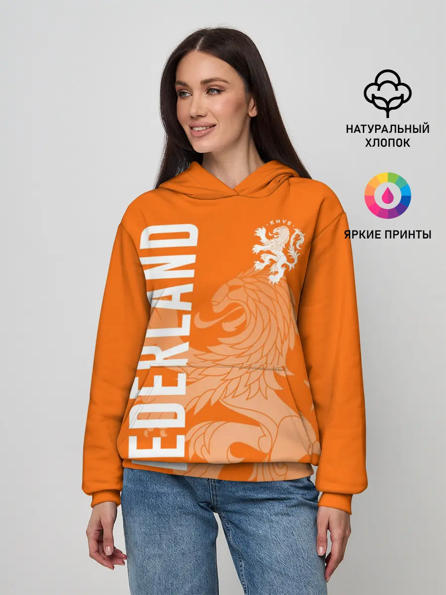 Женское худи / Сборная Голландии