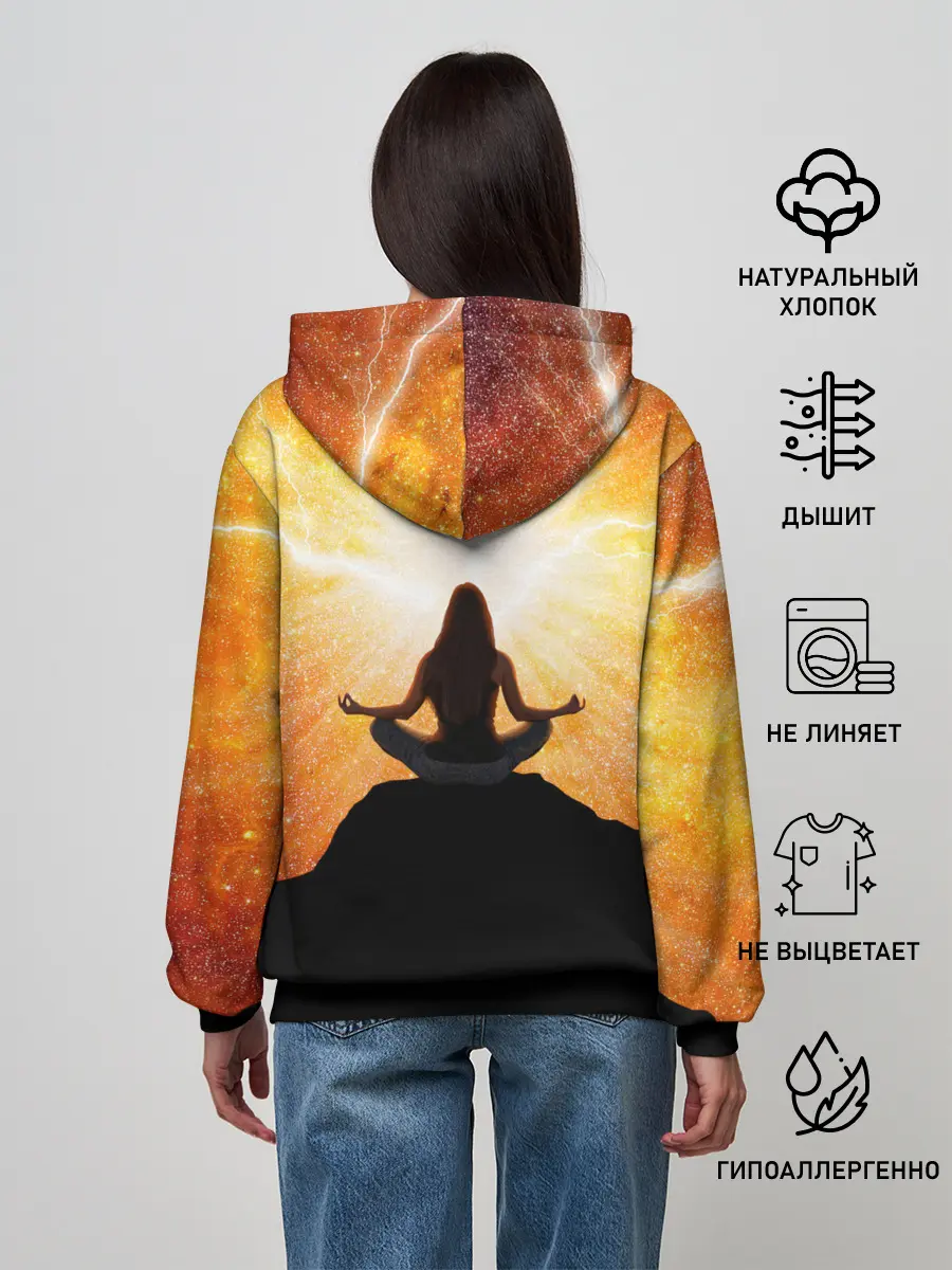 Женское худи / International Yoga Day