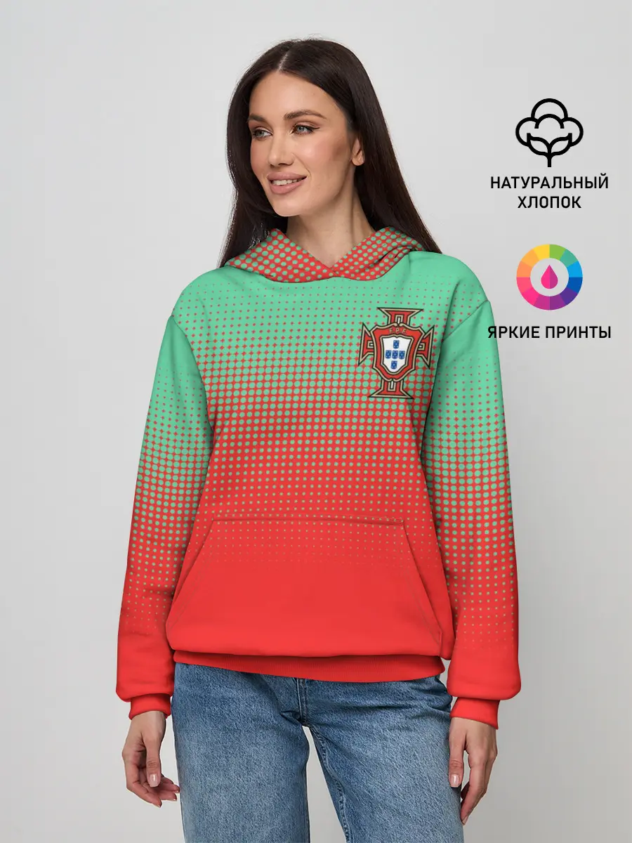 Женское худи / Сборная Португалии