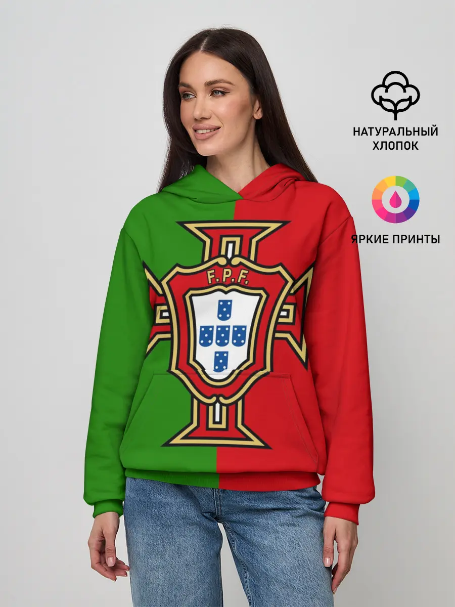 Женское худи / Сборная Португалии