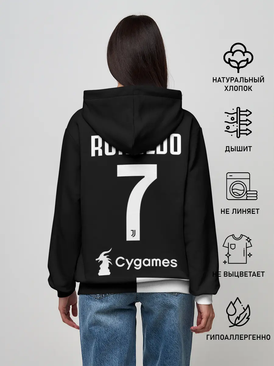 Женское худи / Ronaldo Juventus Home 19/20