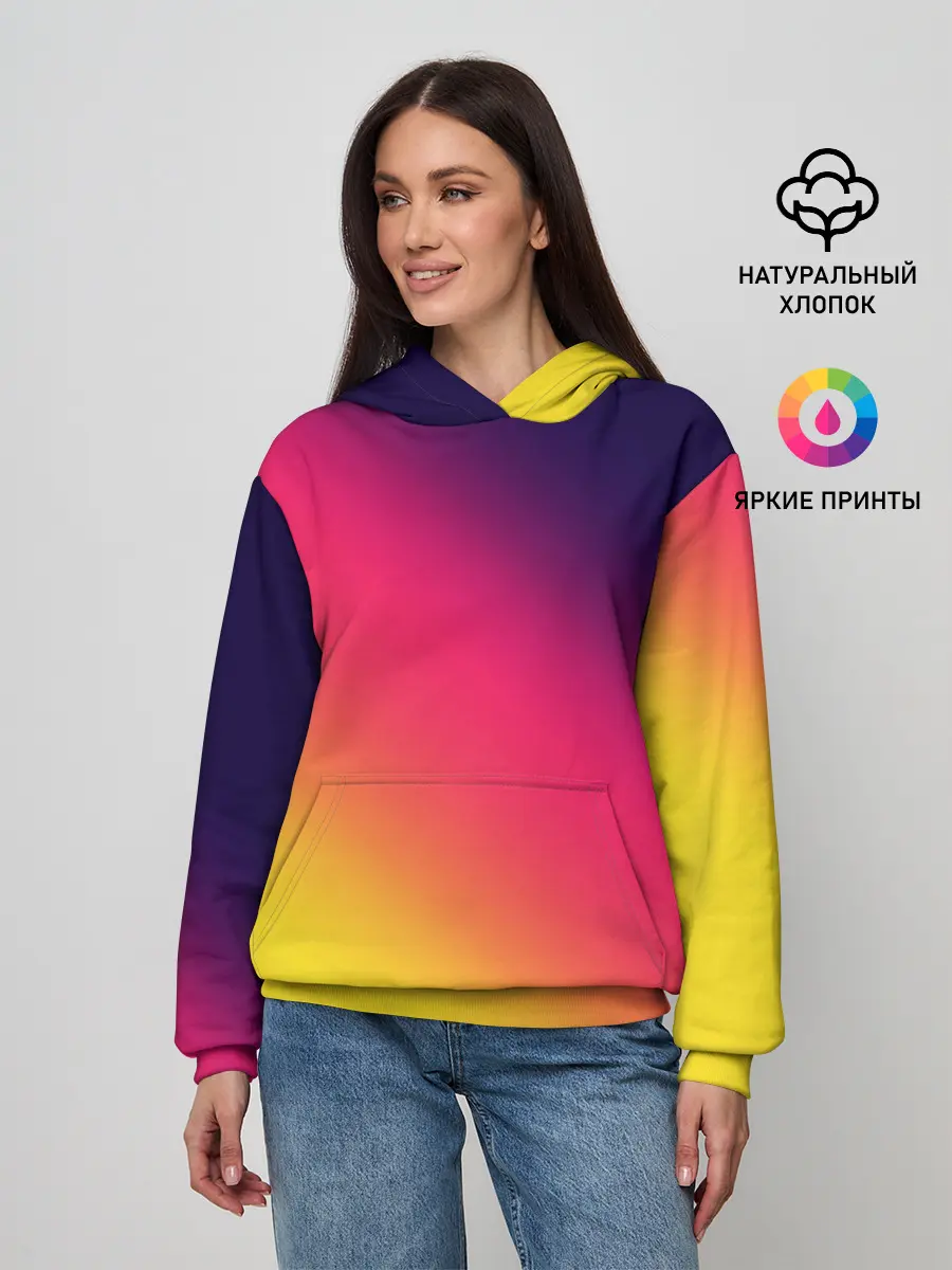 Женское худи / Градиент