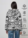 Женское худи / Human skulls