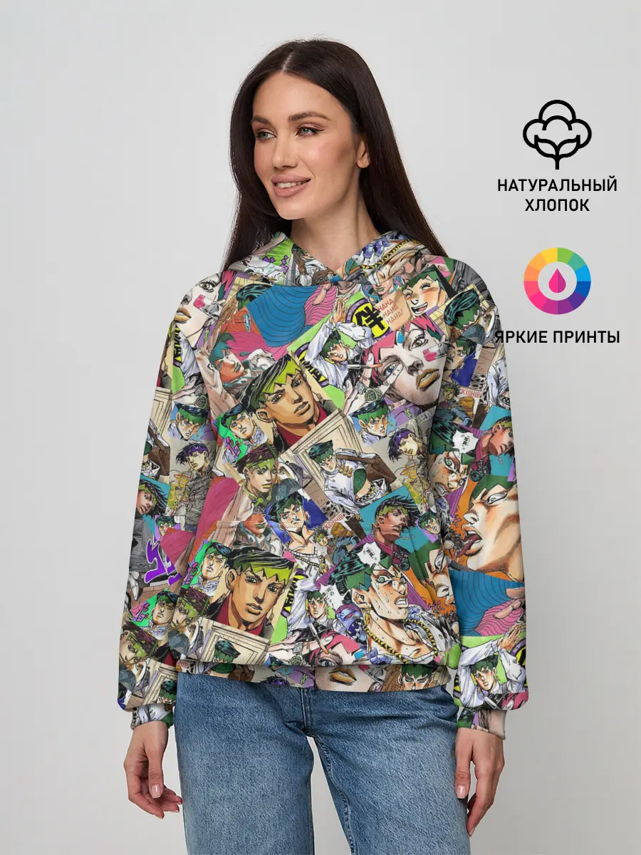 Женское худи / JoJo Bizarre Adventure