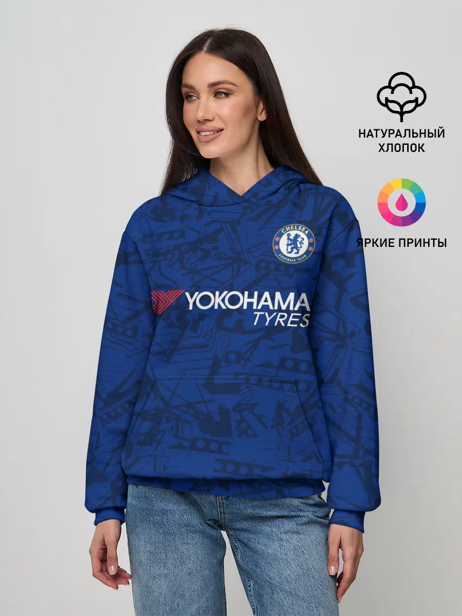 Женское худи / Chelsea home 19-20