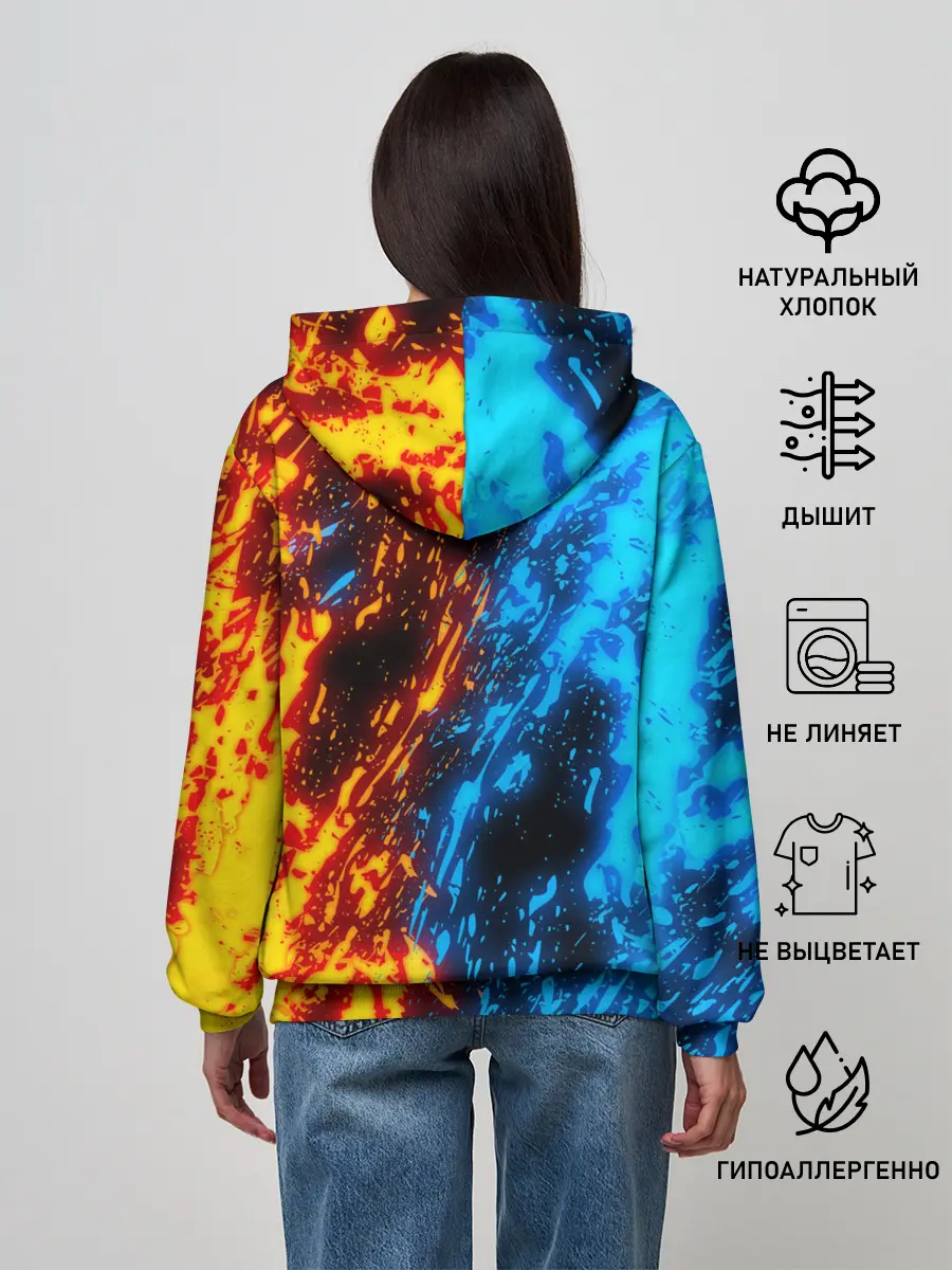 Женское худи / БИТВА ОГНЕЙ