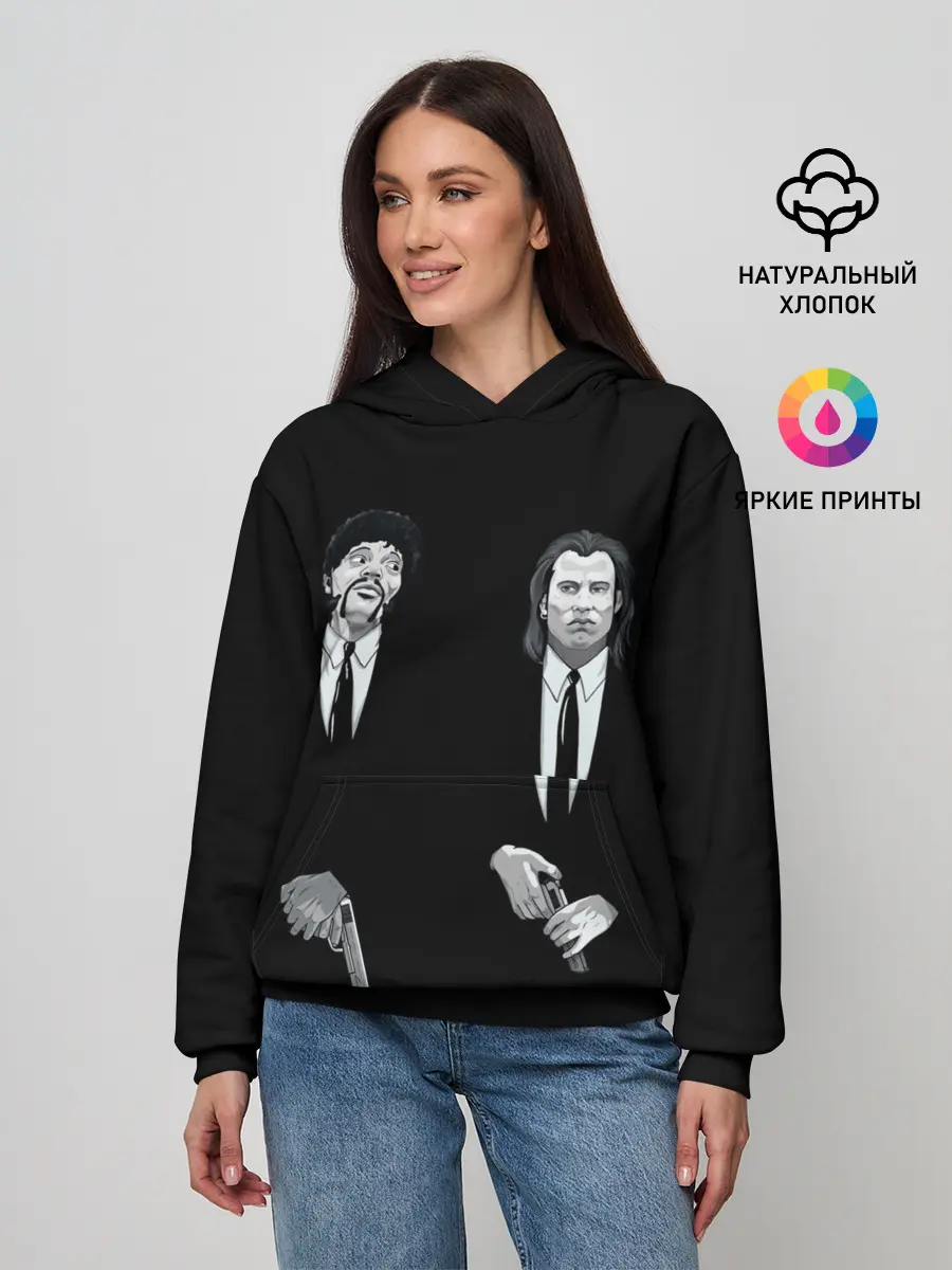Женское худи / Pulp Fiction - Art 3
