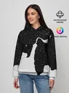 Женское худи / Космический Кот