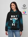 Женское худи / Не волнуйся, будь Хэппи