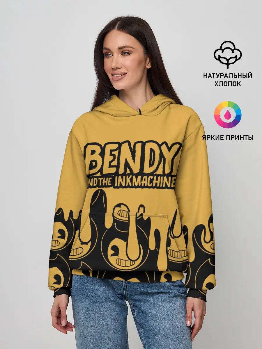 Женское худи / Bendy And The Ink Machine