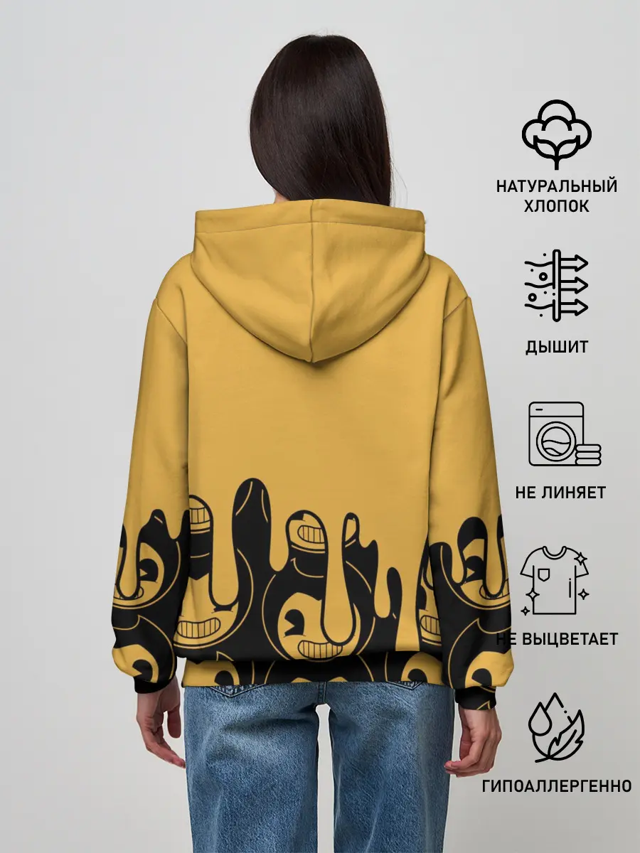 Женское худи / Bendy And The Ink Machine