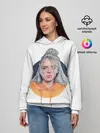Женское худи / Billie Eilish art 1