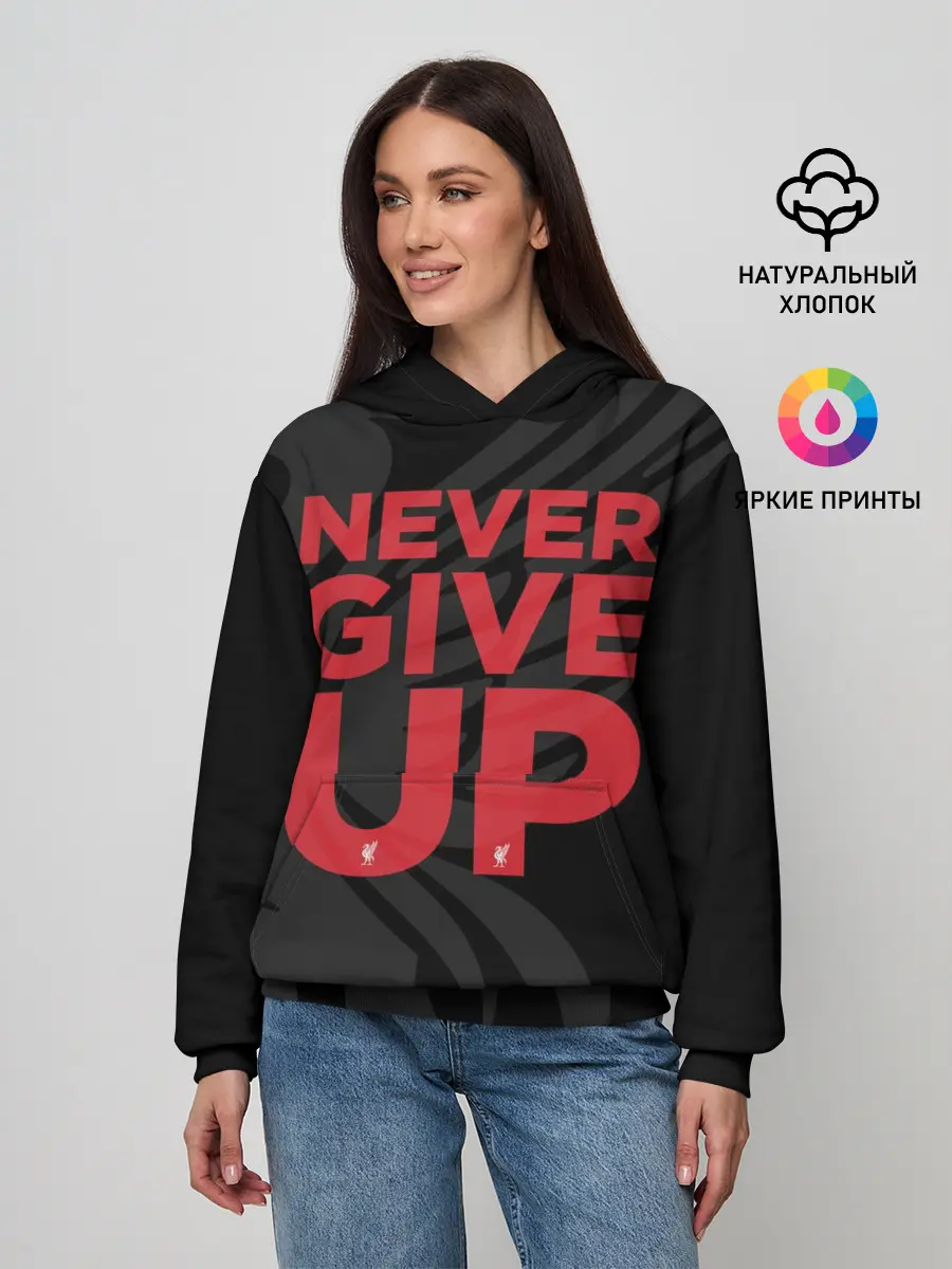 Женское худи / Never Give UP 4-0