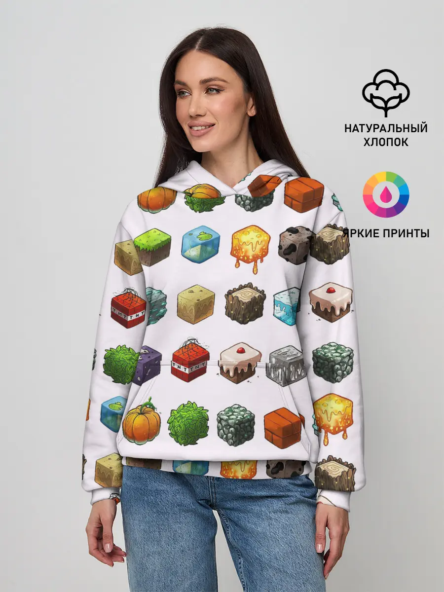Женское худи / Minecraft