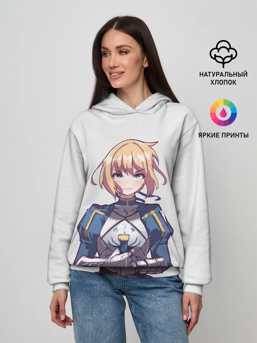 Женское худи / Девушка рыцарь