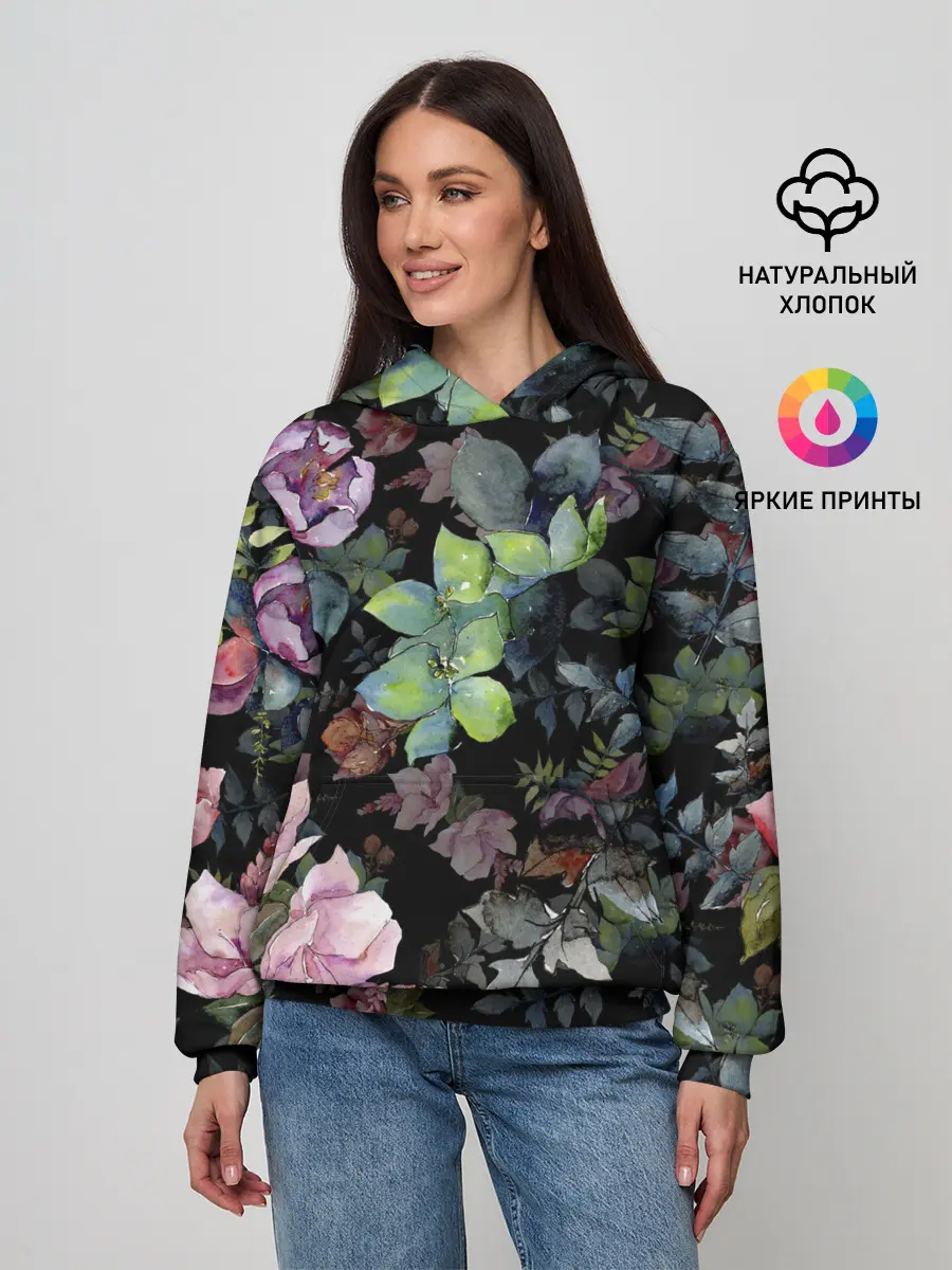 Женское худи / Цветочный сад