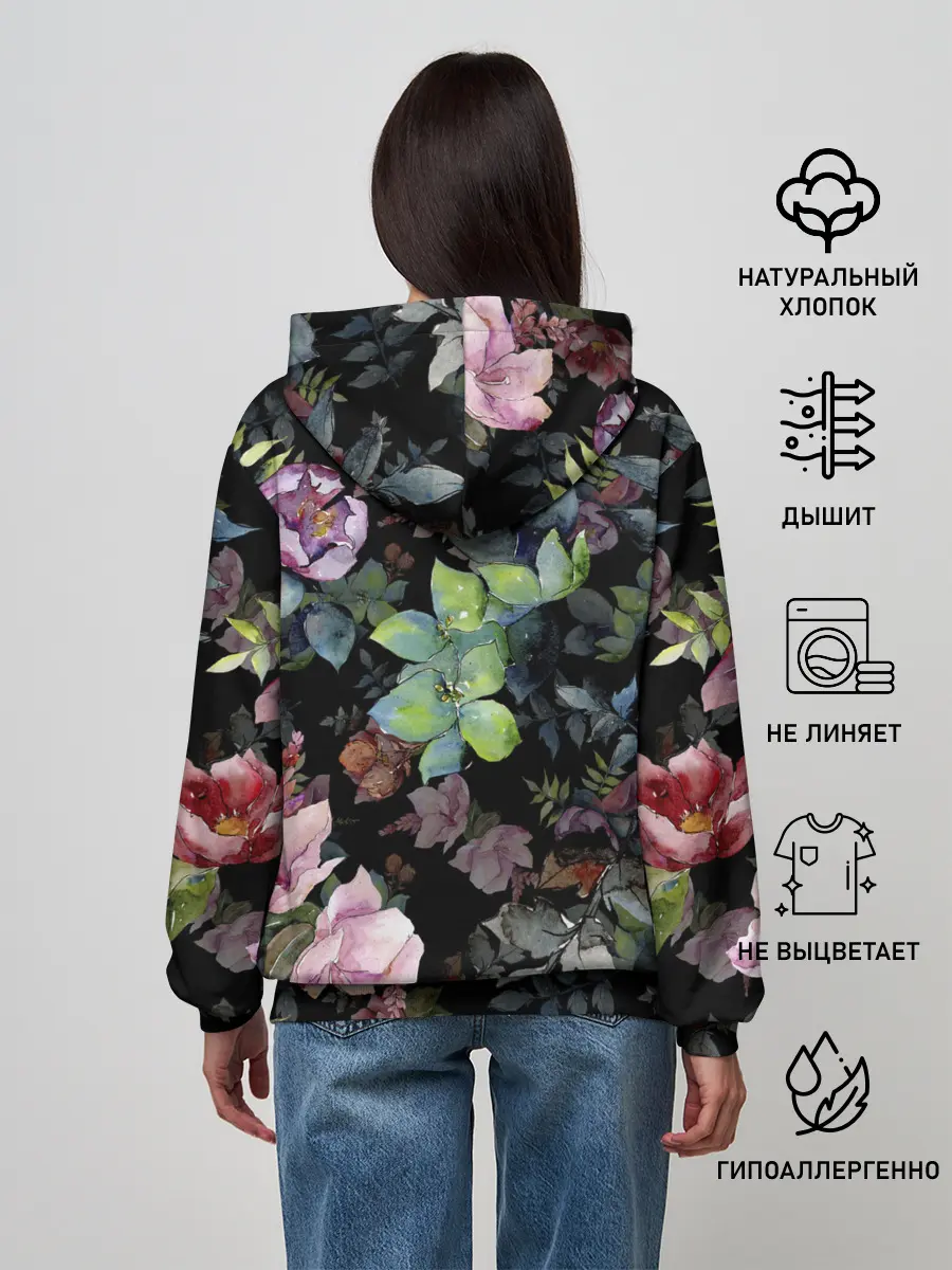 Женское худи / Цветочный сад