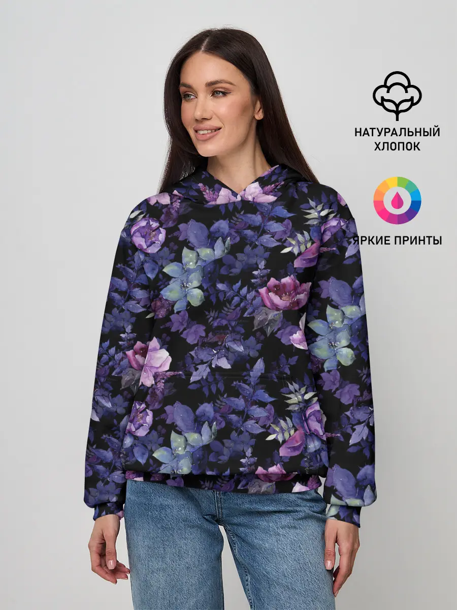 Женское худи / Цветочный сад