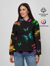 Женское худи / Ночные Бабочки
