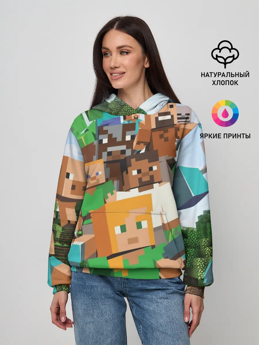 Женское худи / MINECRAFT