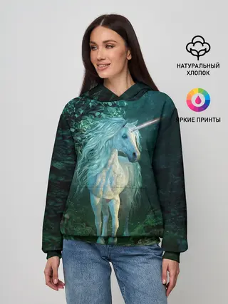 Женское худи / Единорог