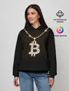 Женское худи / Бриллиантовый биткоин