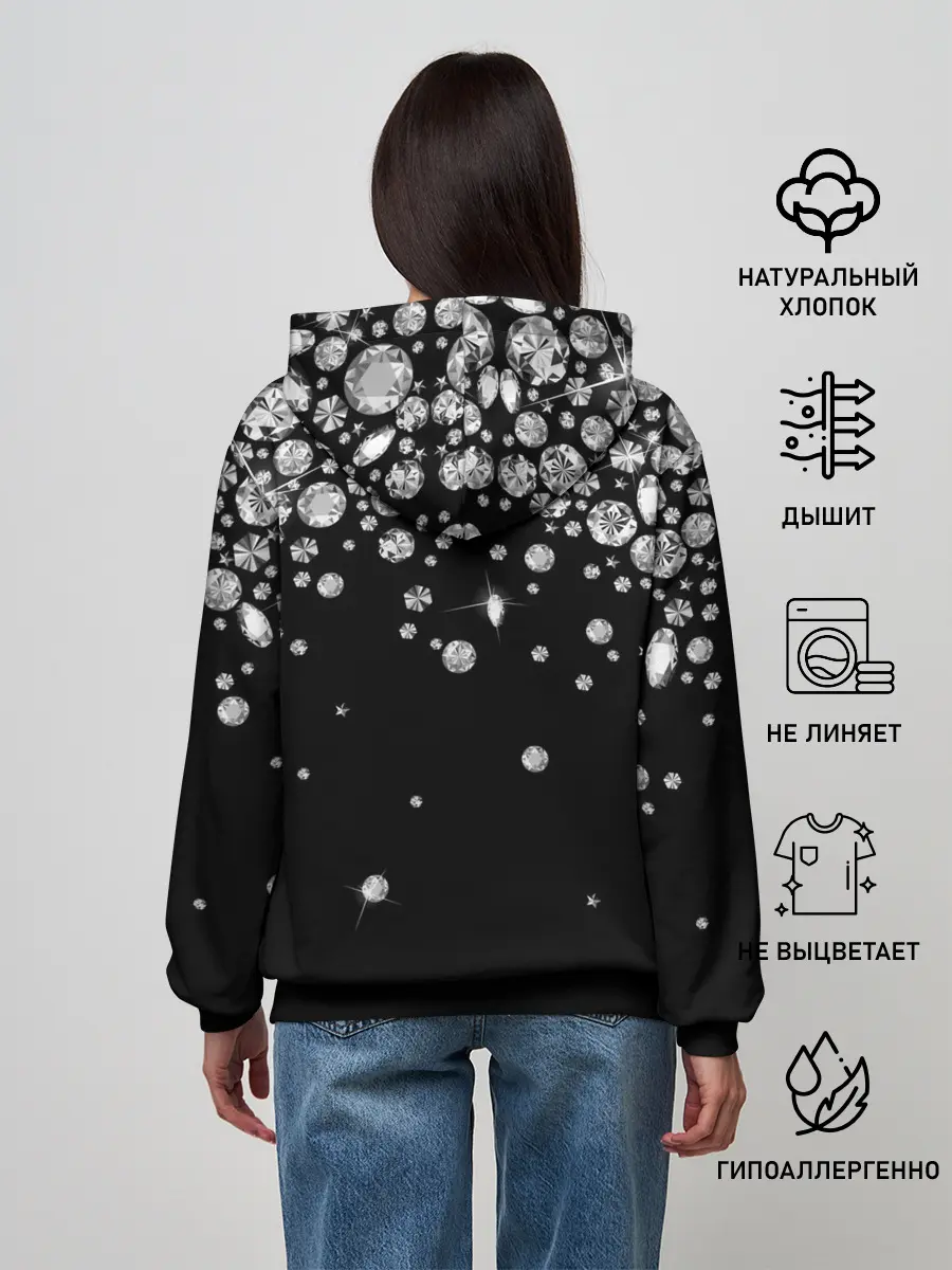 Женское худи / Бриллианты