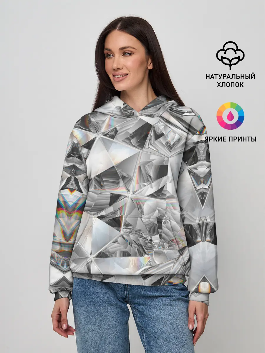 Женское худи / Бриллиантовый блеск