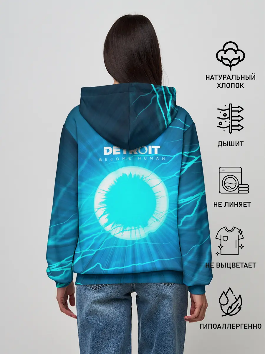 Женское худи / Detroit: Вecome Human