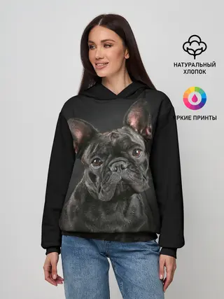 Женское худи / Французский бульдог