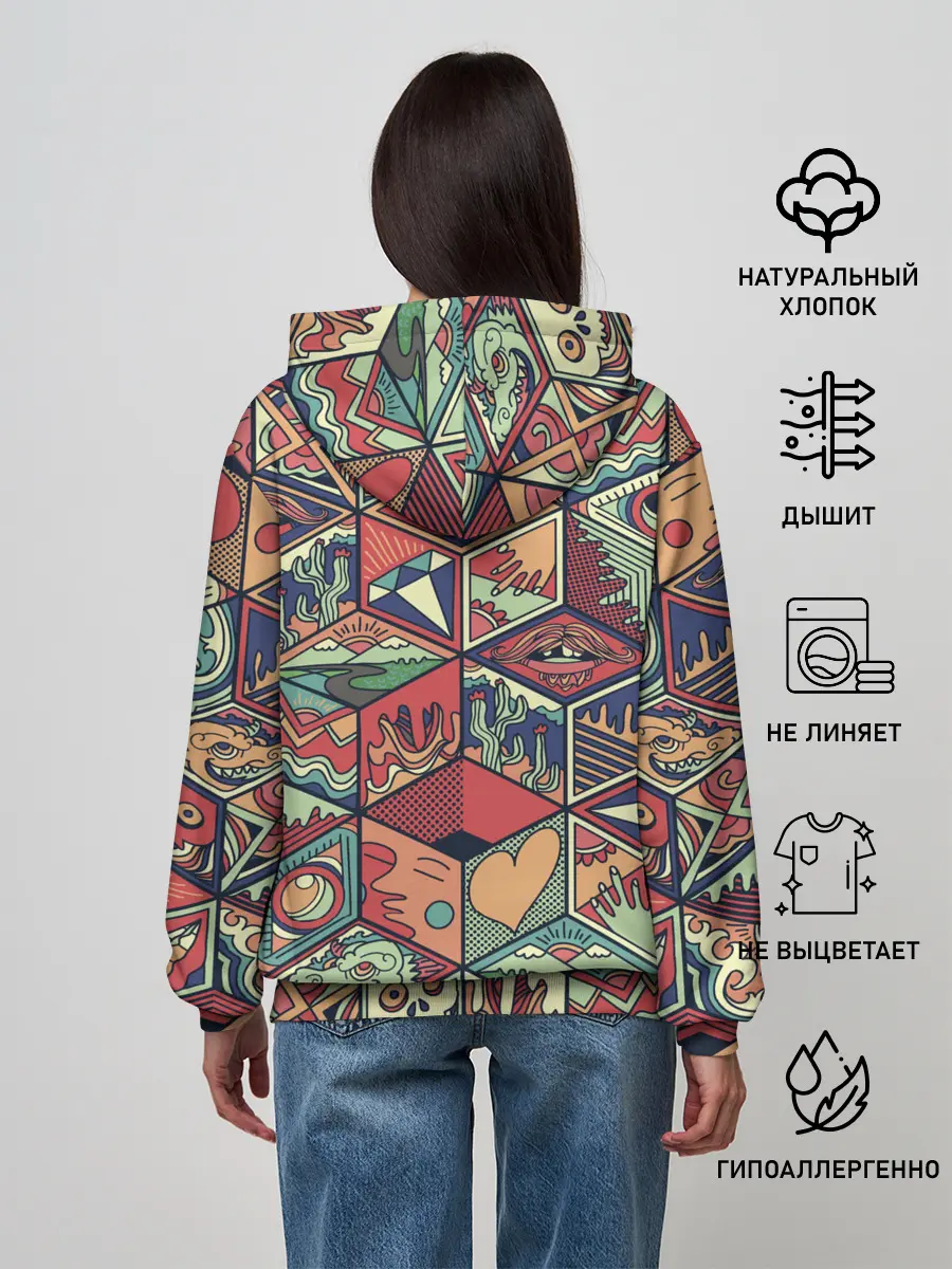 Женское худи / Психоделика