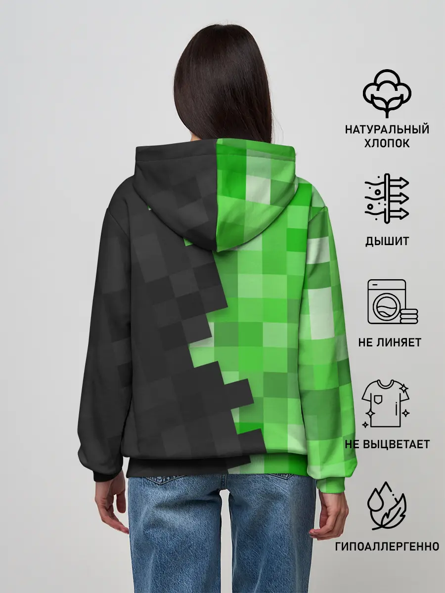 Женское худи / Minecraft EARTH